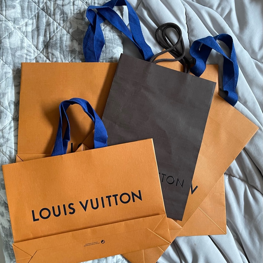 Louis Vuitton shopping bags